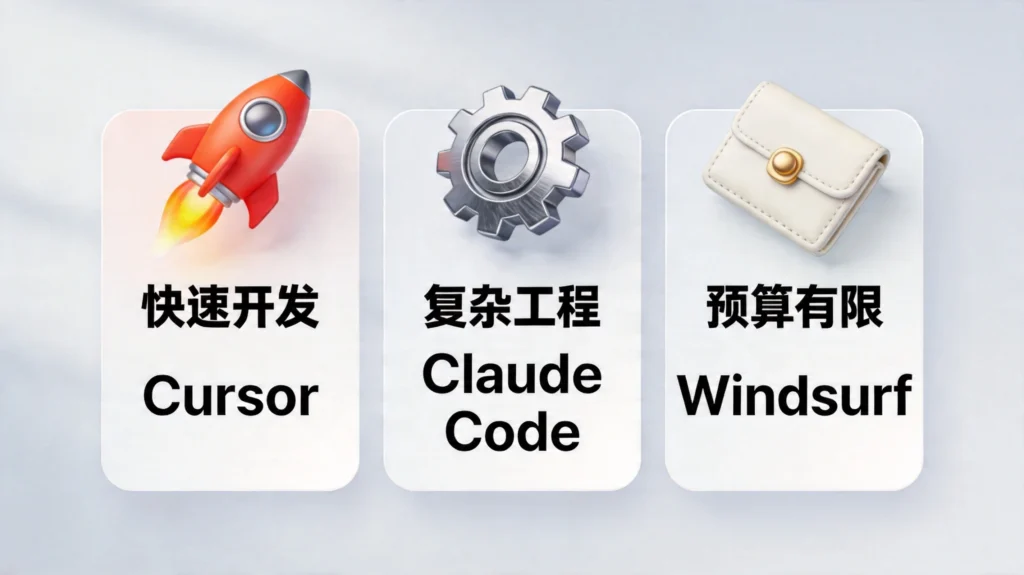 AI编程工具选择指南，不同场景推荐不同工具