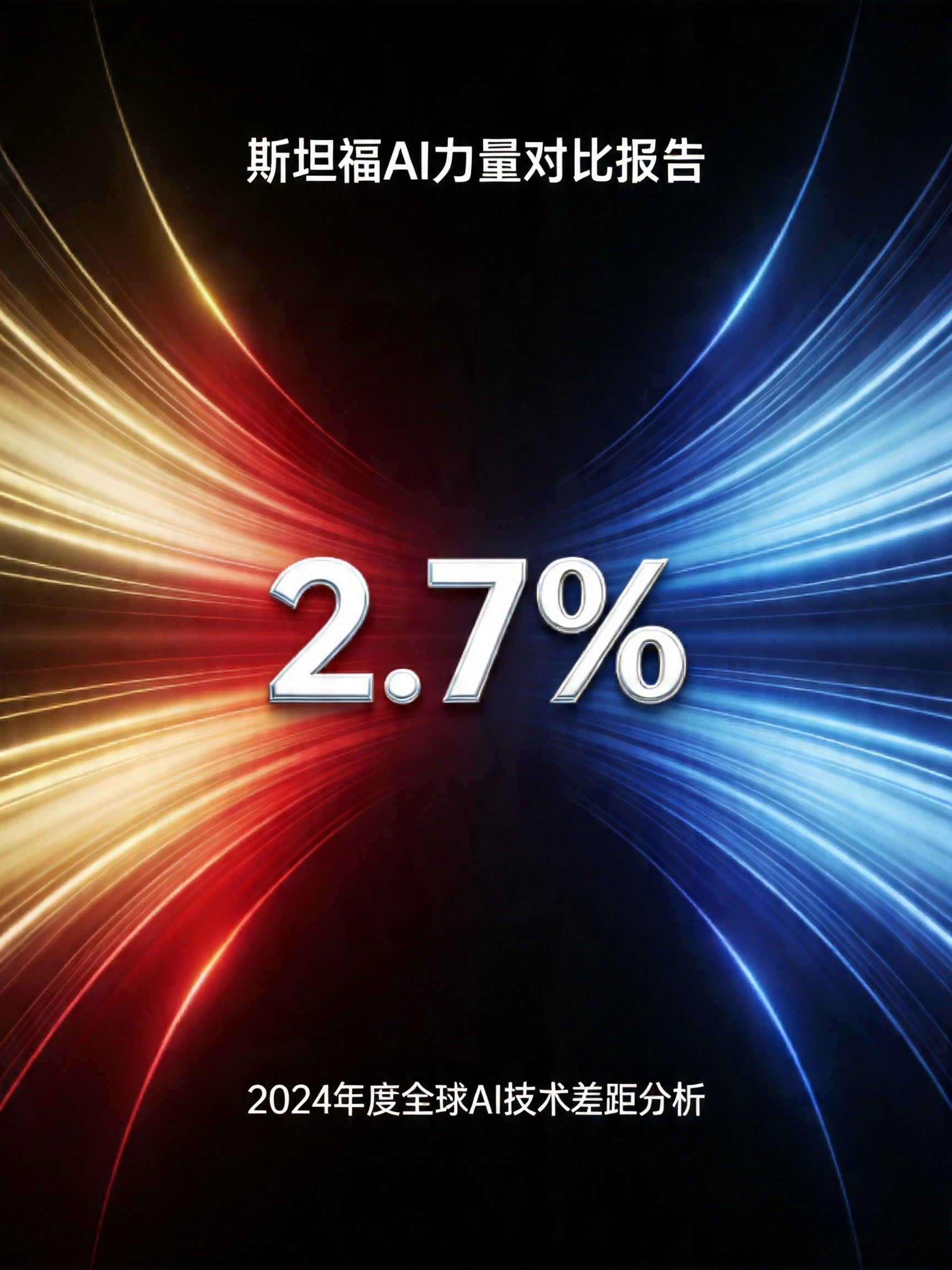 斯坦福AI指数报告2026:中美AI差距仅剩2.7%,中国全面逼近全球第一