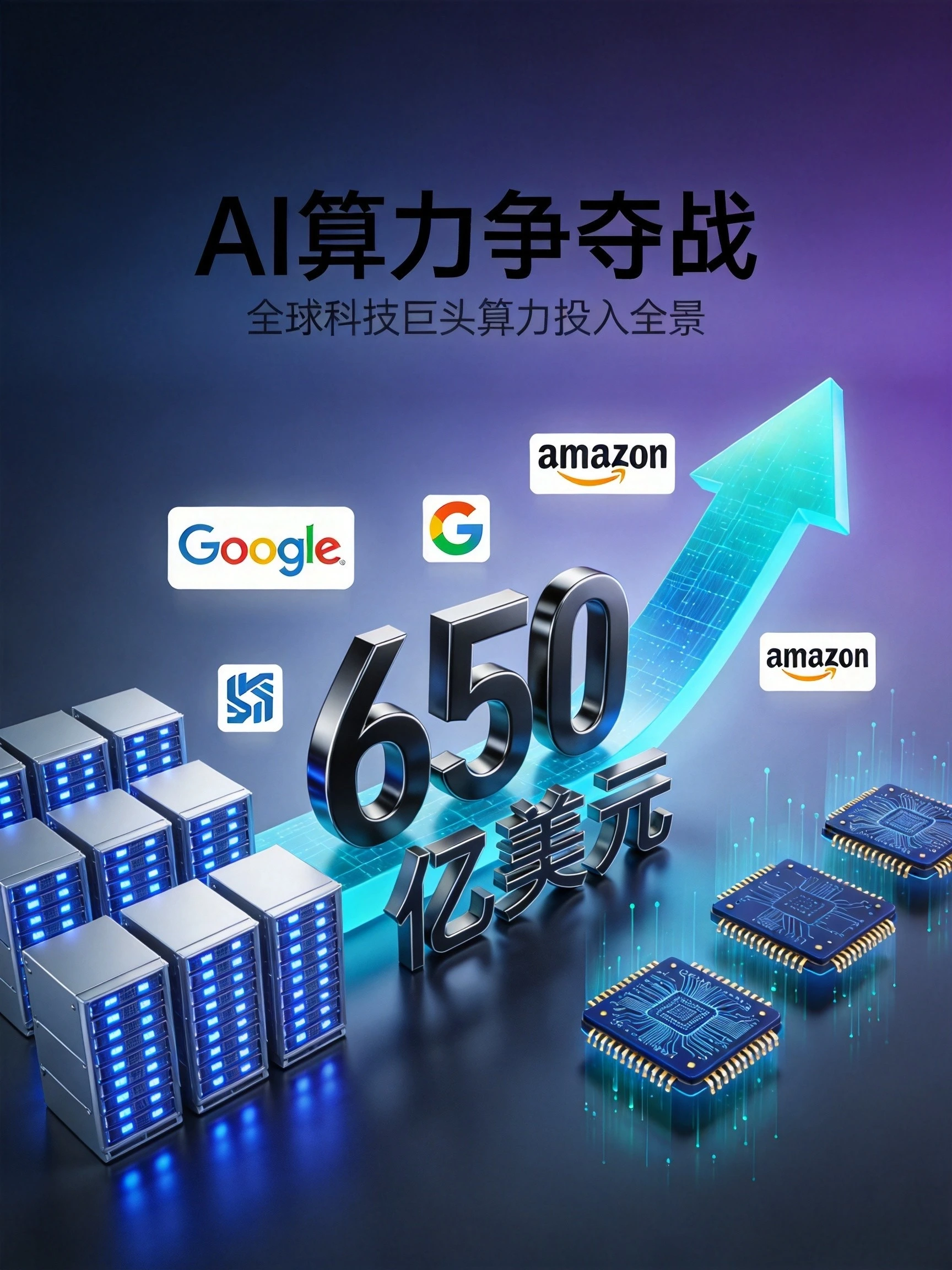 4天650亿美元!AI算力争夺战进入白热化阶段