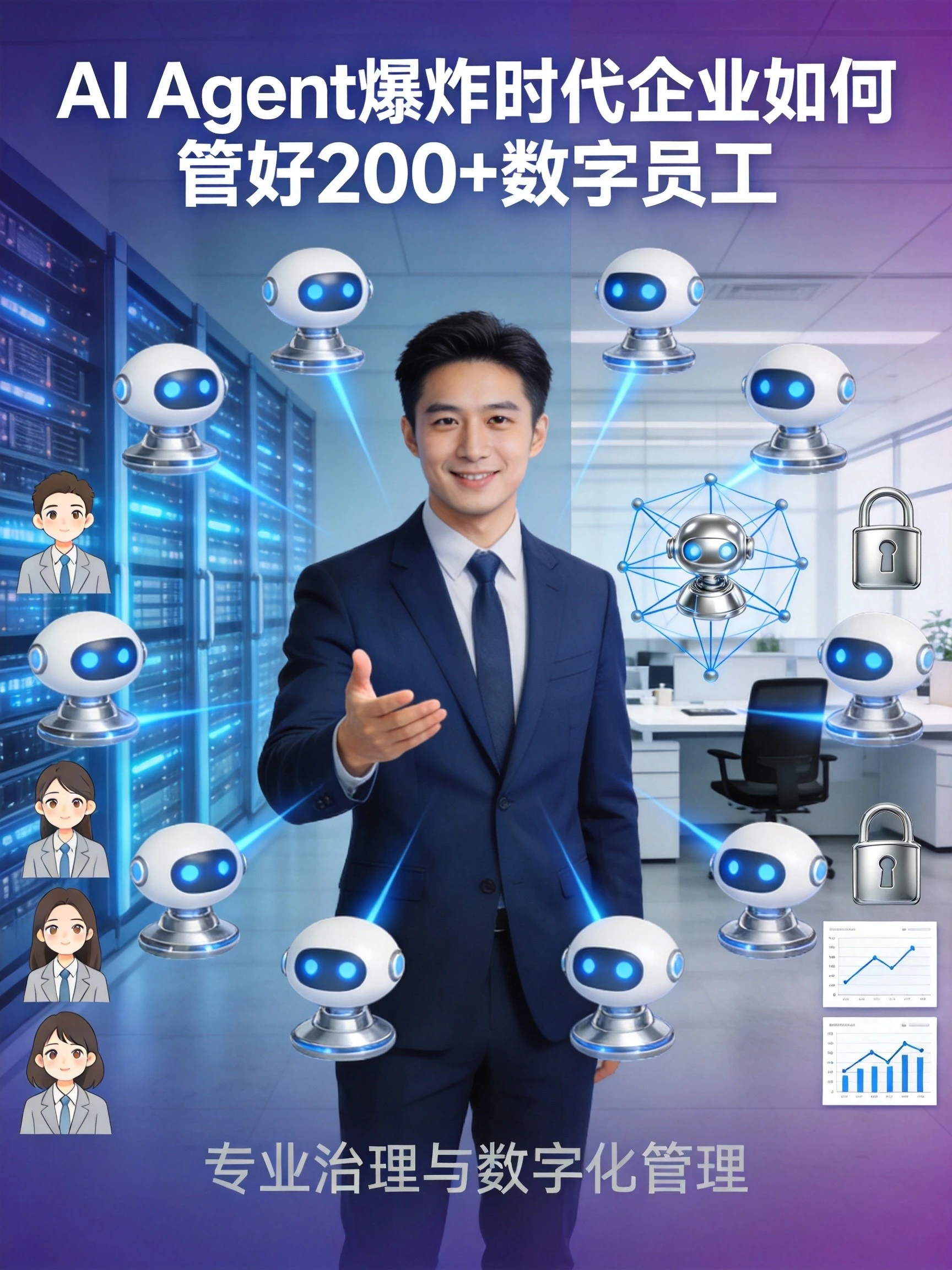 AI Agent爆炸倒计时:企业如何管好200+数字员工?