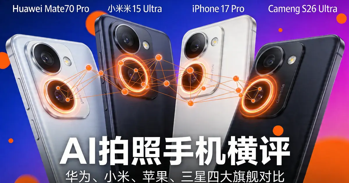 2026年AI拍照手机横评:四大旗舰影像对决,谁是算法之王