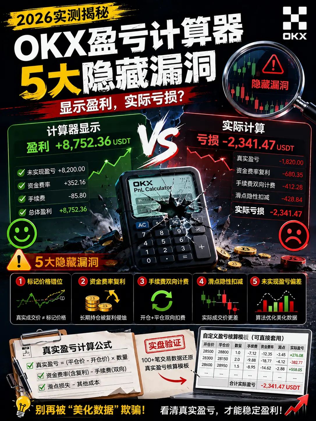 欧意盈亏计算器藏了个坑,很多人算完还是亏