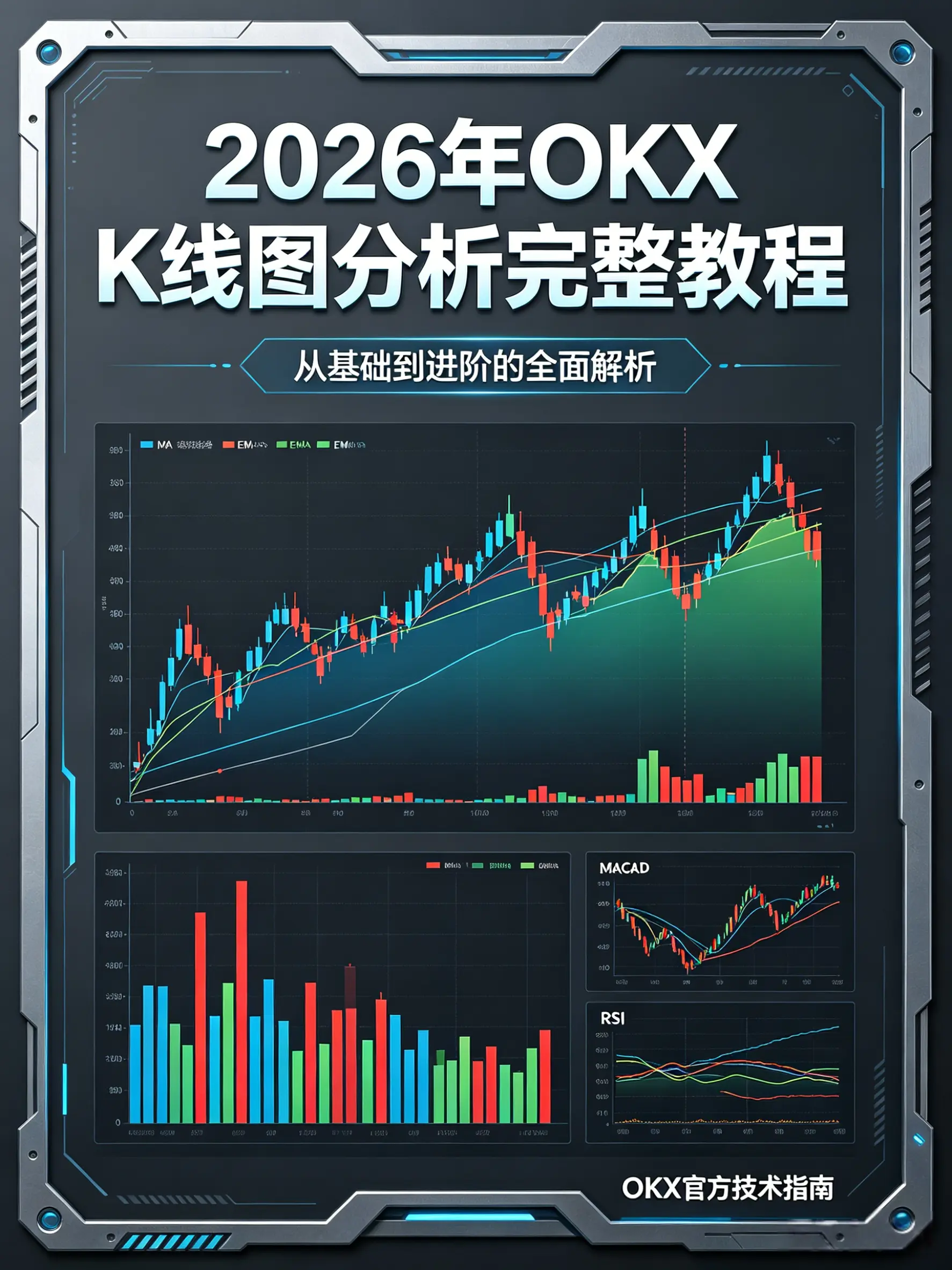 OKX K线图怎么看:2026最新MA/EMA均线、成交量与技术指标实战教程