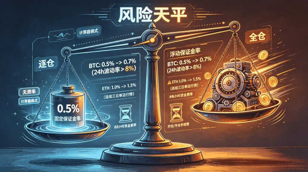 关于 OKX 全仓与逐仓交易风险对比的插图