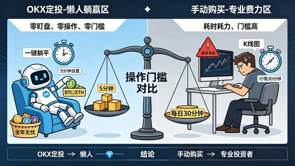 KX 定投与手动购买操作门槛对比的插图