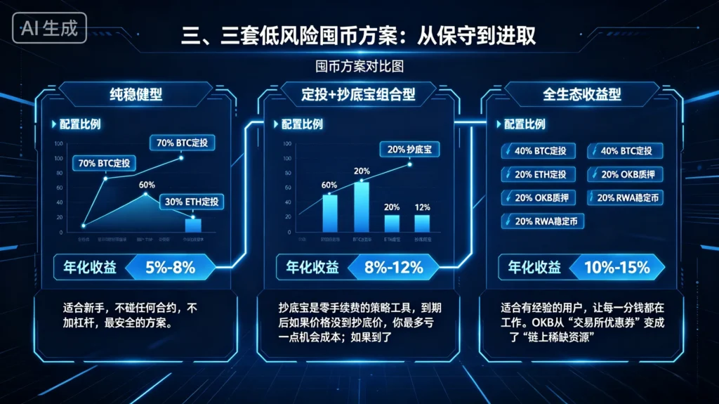 三套低风险囤币方案