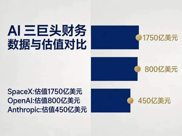 三巨头财务估值对比插图 数据分析
