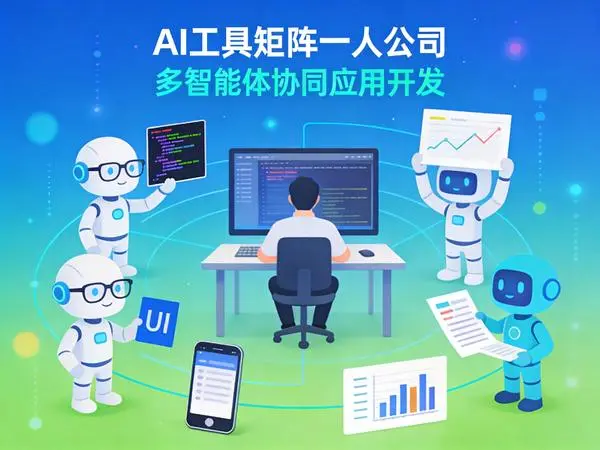 AI工具矩阵搭建一人公司手搓应用