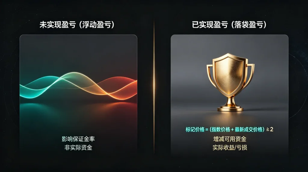 “未实现盈亏” 与 “已实现盈亏”