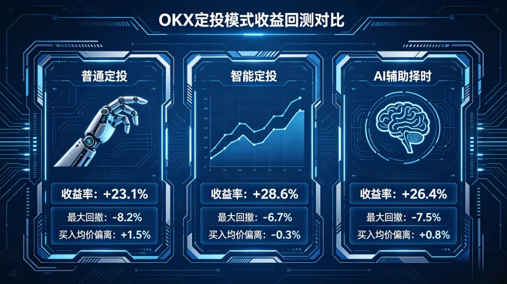 OKX 定投收益回测对比