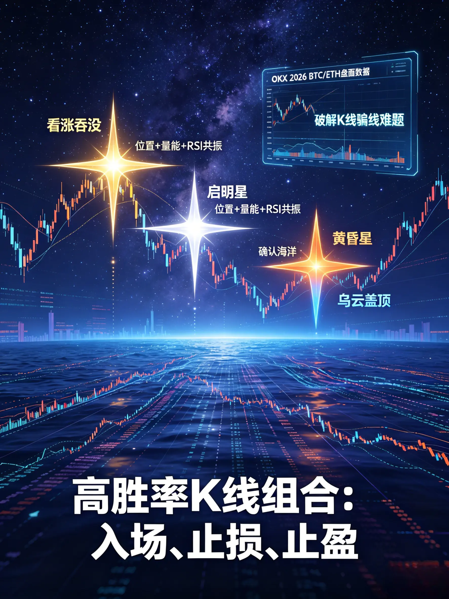 别再只会看阴阳线了!OKX平台K线组合形态实战案例解析(2026实操深度版)