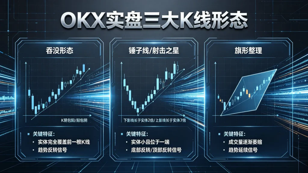 OKX 实盘三大 K 线形态