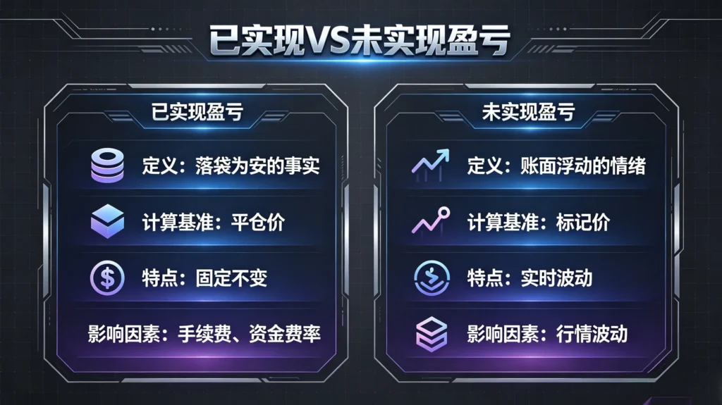 已实现 VS 未实现盈亏