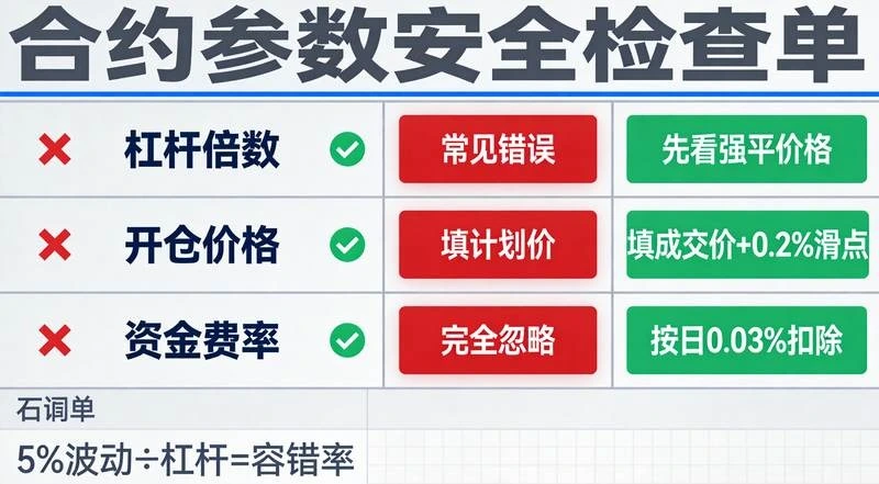 安全检查单·参数对照表